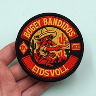 [Custom Velcro patch]AE. Cartoon round red dwarf 3D Velcro Patch /Badges/armband/Emblem Decorative F