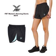 FBT Women's Sports Shorts #674 Black/Ice Blue
