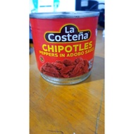 La Costena Chipotles Chipotle peppers in Adobo Sauce 340 Gr