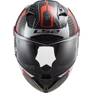 Mũ bảo hiểm Carbon LS2 Thunder FF805 GP Racing - Màu Đỏ Trắng
