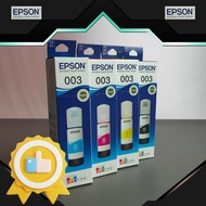 สินค้าประกันศูนย์ EPSON Ink003 Original หมึกเติมแท้สำหรับ EPSON L3110 L3210 L3216 L3150 L3250 ของแท้