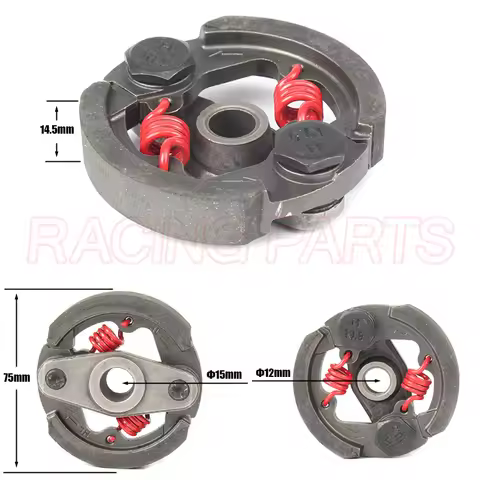 Heavy Duty 2 Stroke Mini Moto Clutch Pad 43cc 47cc 49cc Engine Pocket Dirt Bike ATV Quad Crosser 4 W