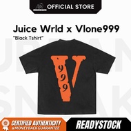 Vlone999 x Juice Wrld Black Tshirt Original | Vlone Tshirt