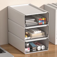 Desk Storage Box Drawer Type Stackable a4 File Organizer Desk Locker Data Rack
