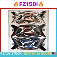 Yamaha FZ150 FZ150i FZ 150 i 150i Stiker Sticker Body Cover Set Stripe (4) 4 Coverset Strike Stripes