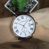 實拍★Creyes鐘錶★CHENXI 經典復古羅馬數字玫瑰金紳士腕錶 #禮物 michael kors 手錶 CK