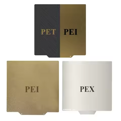 PEI Sheet Spring Steel PlateTextured PEI PET PEX Magnetic Base 180/220/235/310 3D Printer Parts for 
