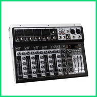 ❂ ➱ ◈ Aibedo KP6 Channel Professional Audio Mixer Bluetooth DSP USB Mini Audio Interface
