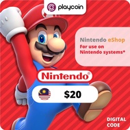 [E-MAIL Instant Delivery 24/7] Nintendo eShop Wallet - 20 USD (US) for Nintendo Switch/Switch Lite [