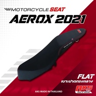 AEROX 2021 เบาะปาด AKS made in thailand เบาะมอเตอร์ไซค์ ผลิตจากผ้าเรดเดอร์ หนังด้าน ด้ายแดง
