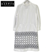 Minä Perhonen 23SS abs3981 白色鈴鼓 x 海葵洋裝 38 碼 [二手]