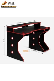 Gaming Desks Rog/Meja Game Rog /Meja Kerja/Meja Kantor Meja Laptop Meja Desktop )Non Rakitan Custom 