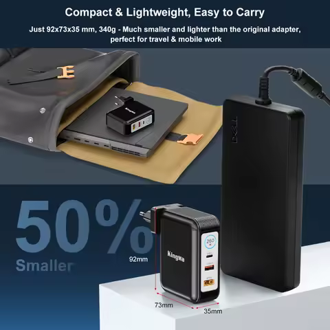 260W GaN Charger for Dell Alienware m16 X16 R2 Gaming Laptop Power Adapter G15 5510 5511 5520 5530 G