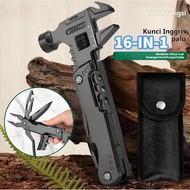 PROMO KUNCI TANG LIPAT SERBAGUNA 16-IN-1 (UNTUK OUTDOOR EMERGENCY TOOLKIT MOBIL) – LENGKAP PISAU TAN