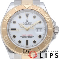 勞力士遊艇名仕型男士腕錶 Roulette Yacht-Master 16623（隨機款） 附錶盒、保固卡，K18YG/SS 錶殼，白色，拋光，成色極佳 [二手]