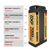 DXF 2S 7000mah 140C Shorty Lipo (Competition Grade)