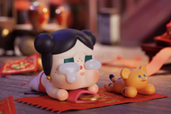 🤣พร้อมส่ง(แบบแยก)🤣POPMART ° CryBaby get rich ° แบบไม่ต้องสุ่ม HAPPY CHINESE NEW YEAR tiger 2022 ต้อน