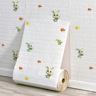 Moisture-Proof Wallpaper for Bedroom Decoration ins Wallpaper3D Anti-collision Warm 3D Wall Stickers