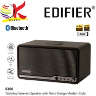 EDIFIER S300 Vintage Retro Wireless Tabletop Speaker | 80W RMS | Hi-Res Audio | AirPlay 2 Support | 