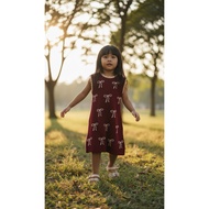 Calula Dress Coquette Knit/Couple Dress Kids/ Dress Kids Knit Ribbon Dress