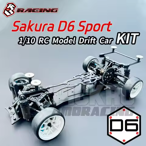 3RACING Sakura D6 Sport D6S KIT 1/10 RC Electric Remote Control Model Car Rear Drive Drift Car Frame