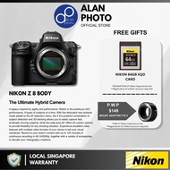 Nikon Z8 Mirrorless Camera Body &amp; With 24-120mm F4 Lens | Nikon Singapore Warranty