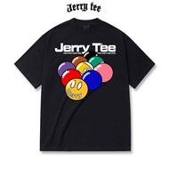 Jerry Tee 9 ball Billiard Shirt Loose Format Men Women Stylish Loose Sleeve Cotton T-Shirt Billiard 