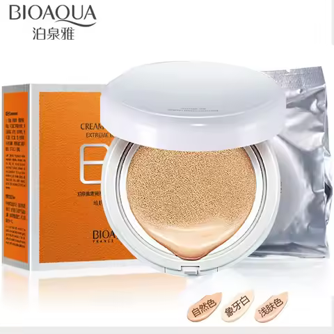 BIOAQUA 1pc Air Cushion BB Cream Isolation BB Nude Concealer Oil Control Moisturizing Liquid Foundat
