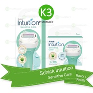 Schick Intuition Sensitive Care Razor / Schick Intuition Sensitive Care Refill Hair Removal Body Hai
