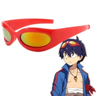 Anime Tengen Toppa Gurren-Lagann Simon Glasses Unisex Eyewear Cosplay Sunglasses Halloween Fashion A