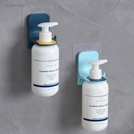 ELMER Shampoo Bottle Shelf Wall Mounted Self Adhesive Bottle Holder Storage Rack Organizer Shower Shampoo Hook