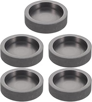 5PCS Round Graphite Ingot Mould Crucible Mould for Casting Silver Metal Aluminum Copper Brass Meltin