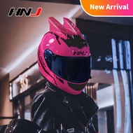 HNJ Full Face Helmet Electric Motorcycle Women's Motogirl Couple Helmet