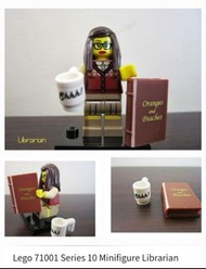 Lego 71001 minifigure Librarian