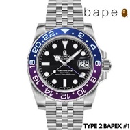 🇯🇵日本代購 A BATHING APE BAPEX TYPE 2 BAPEX #1 手錶 猿人手錶 1J30-187-001
