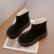 Stock Sale Kids Thermal Boots with Fur Boys Girls Short Cotton Boots Non-slip Winter Kids Fashion Bo