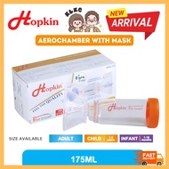 (NEW ARRIVAL/MDA APPROVED) HOPKIN Aerochamber with Mask 175ml/Unit (Infants/Child/Adult) chamber evi