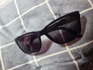 范思哲 Versace 黑色太陽側面金標眼鏡 美國購入 正品可驗