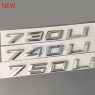 Modification upgrading 730i 740i 750i 730Li 740Li 750Li Numbers Letters Chrome Emblem Car Styling Tr