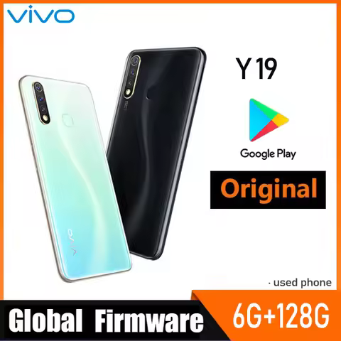 VIVO Y19 Smartphone 4G LTE Global firmware 6GB 128GB 6.53'' Octa Core 16MP+8MP+2MP 5000 mAh Fingerpr