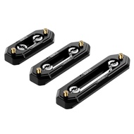 SIRUI 3 Pack NATO Rail Set, Quick Release 2"/48mm, 2.4"/60mm, and 3"/75mm Long NATO Rails with Safet