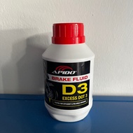 APIDO BRAKE FLUID OIL MINYAK BREK BRAKE APIDO DOT 3 300ML MOTORCYCLE BRAKE FLUID APIDO DOT 3 DOT3 EX