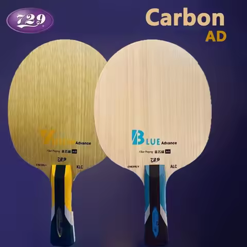 729 Friendship Yellow ALC Table Tennis Blade 5 Wood 2 AD Arylate Carbon Professional Ping Pong Blade