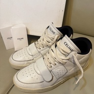 CELINE 運動鞋 24.5 有盒 布鞋 有使用痕跡 附鞋帶 黑色 全配