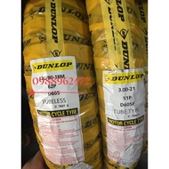 Dunlop D605bag 120/80-18 and 3.00-21