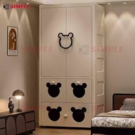 60Cm Extra Thick Baby Wardrobe Telescoping Baby Storage Cabinet Children's Wardrobe Clothes Sorting 