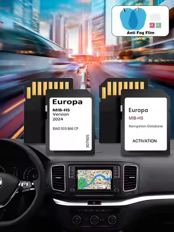 2024 Update Europe UK Maps 8W0919866CP for Audi Q2 2015-2020 Car SD GPS Card 16GB MHS2 MIB-HS Naviga