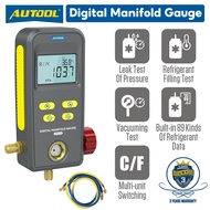 AUTOOL LM110 Car Air Conditioner Digital Manifold Gauge Gas Aircond Kereta r134a Refrigerant gas r22