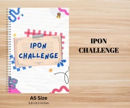 IPON CHALLENGE • A5 size • 80gsm • 70 leaves • 140 pages