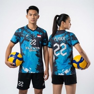 Men's Volleyball Jersey Custom Name, Number, Logo, Printing 089